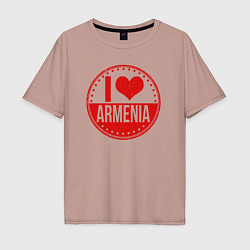 Мужская футболка оверсайз Love Armenia