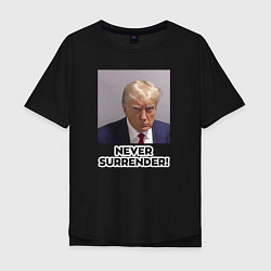 Мужская футболка оверсайз Трамп в тюрьме
