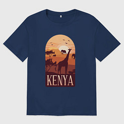 Мужская футболка оверсайз Kenya