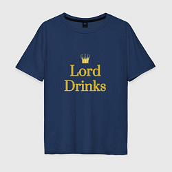 Мужская футболка оверсайз Lord drinks