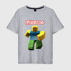 Мужская футболка оверсайз Roblox бегущий персонаж