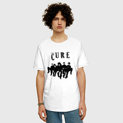 Футболка оверсайз мужская The Cure - A Band, цвет: белый — фото 2