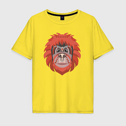 Мужская футболка оверсайз Orange monkey