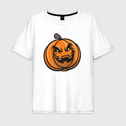 Мужская футболка оверсайз Pumpkin Halloween