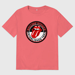 Мужская футболка оверсайз Rolling Stones established 1962