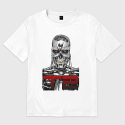 Мужская футболка оверсайз Terminator 2 T800