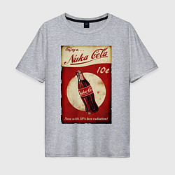 Футболка оверсайз мужская Nuka cola price, цвет: меланж