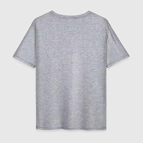 Мужская футболка оверсайз Лягушонок в одеяле / Меланж – фото 2
