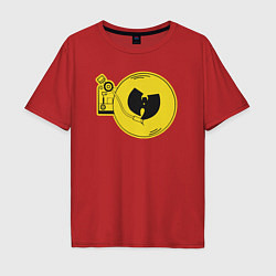 Футболка оверсайз мужская Wu-Tang vinyl, цвет: красный