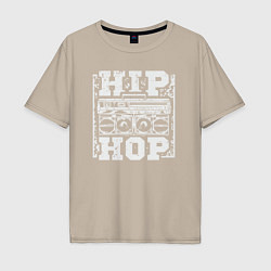 Мужская футболка оверсайз Hip hop life