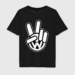Мужская футболка оверсайз Volkswagen peace
