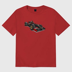 Футболка оверсайз мужская Formula-1 Lotus, цвет: красный