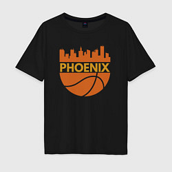 Мужская футболка оверсайз Phoenix basketball city