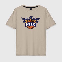 Мужская футболка оверсайз Phoenix Suns fire