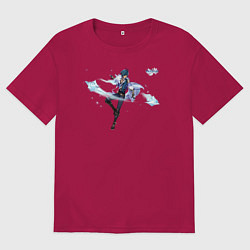 Мужская футболка оверсайз Кэйа Альберих из Геншин Импакт