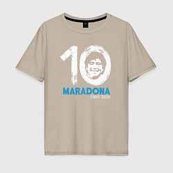 Мужская футболка оверсайз Maradona 10