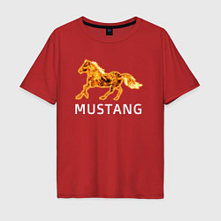 Мужская футболка оверсайз Mustang firely art