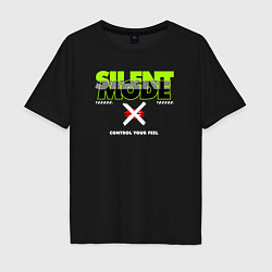 Мужская футболка оверсайз Silent mode