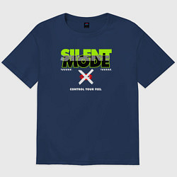 Мужская футболка оверсайз Silent mode