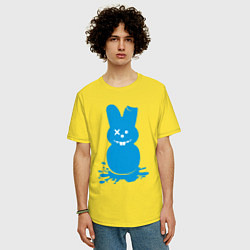 Футболка оверсайз мужская Blue bunny, цвет: желтый — фото 2