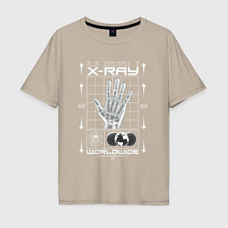 Мужская футболка оверсайз X-ray streetwear