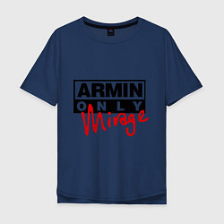 Футболка оверсайз мужская Armin Only: Mirage, цвет: тёмно-синий