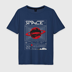 Мужская футболка оверсайз Space streetwear