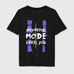 Мужская футболка оверсайз Depeche Mode - I feel you single