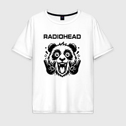 Мужская футболка оверсайз Radiohead - rock panda