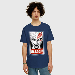 Футболка оверсайз мужская Пустой Ичиго, цвет: тёмно-синий — фото 2