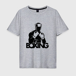 Мужская футболка оверсайз Boxing art