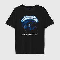 Мужская футболка оверсайз Metallica Ride the Lightning