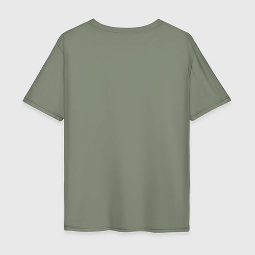 Мужская футболка оверсайз Лоррейн - Нежелательный Бессмертный искатель / Авокадо – фото 2