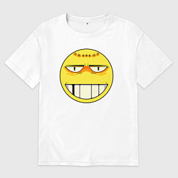 Мужская футболка оверсайз Чёткий колобок-гопник