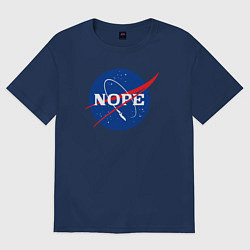 Мужская футболка оверсайз Nope NASA