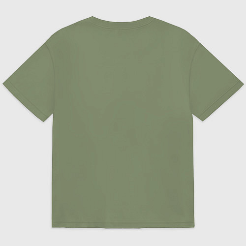 Мужская футболка оверсайз Пётр человек с большой буквы / Авокадо – фото 2