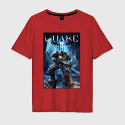 Мужская футболка оверсайз Quake arena - Ranger