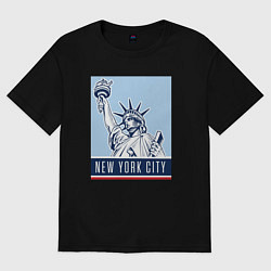 Футболка оверсайз мужская Style New York, цвет: черный