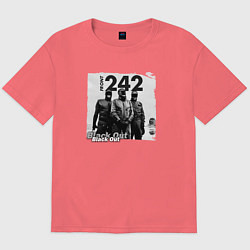 Мужская футболка оверсайз Front-242 - A band on tour