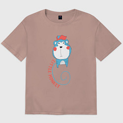 Мужская футболка оверсайз Little monkey