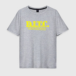 Футболка оверсайз мужская DITC, цвет: меланж