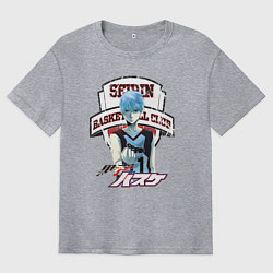 Футболка оверсайз мужская Баскетбол Куроко Тэцуя Куроко, цвет: меланж