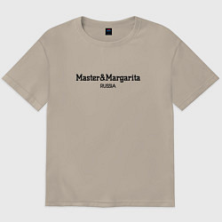 Мужская футболка оверсайз Master and margarita - мастер и маргарита
