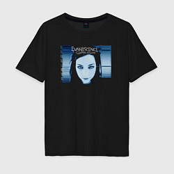 Футболка оверсайз мужская Evanescence rock, цвет: черный