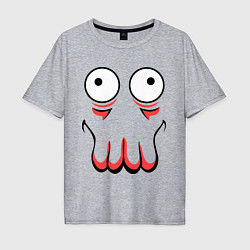 Мужская футболка оверсайз John Zoidberg Face