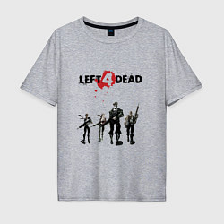Мужская футболка оверсайз Выжившие Left 4 Dead