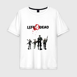 Мужская футболка оверсайз Выжившие Left 4 Dead