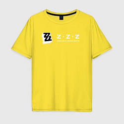 Мужская футболка оверсайз Zenless zone zero логотип