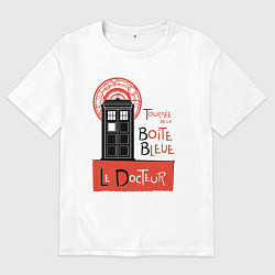 Футболка оверсайз мужская Le docteur, цвет: белый