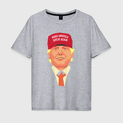 Мужская футболка оверсайз Trump - America